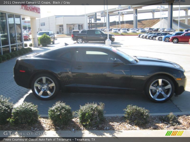 Black / Gray 2011 Chevrolet Camaro LS Coupe