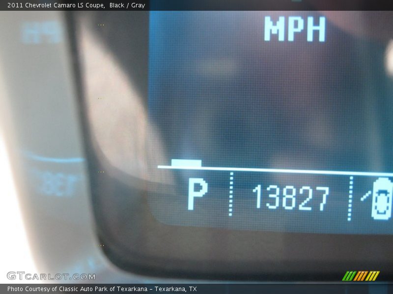 Black / Gray 2011 Chevrolet Camaro LS Coupe