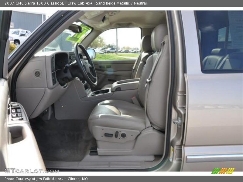  2007 Sierra 1500 Classic SLT Crew Cab 4x4 Neutral Interior