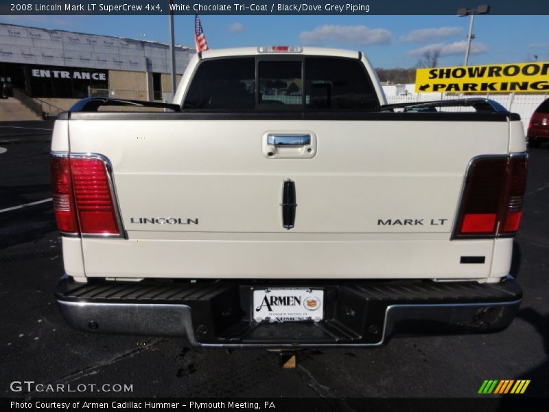 White Chocolate Tri-Coat / Black/Dove Grey Piping 2008 Lincoln Mark LT SuperCrew 4x4