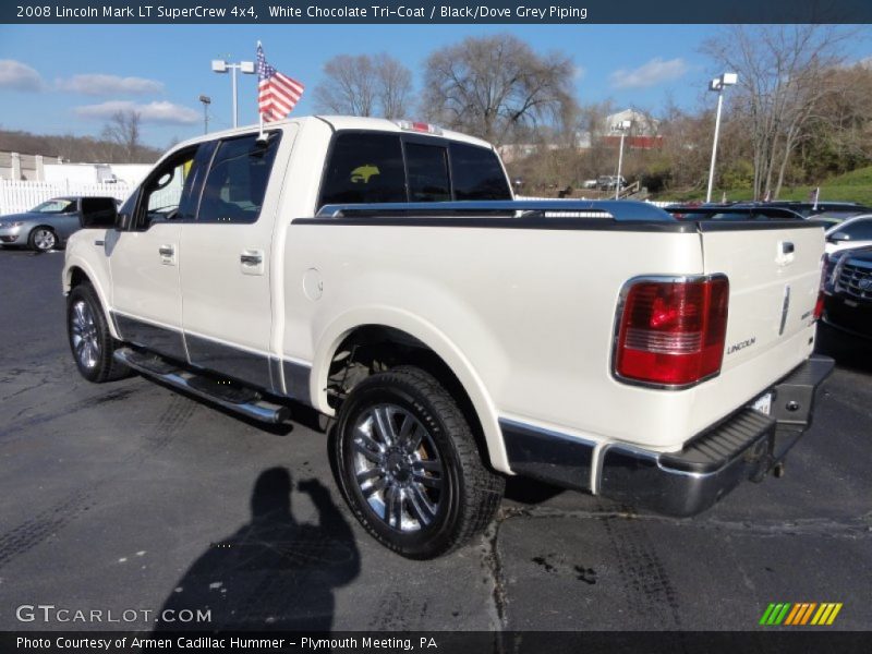 White Chocolate Tri-Coat / Black/Dove Grey Piping 2008 Lincoln Mark LT SuperCrew 4x4