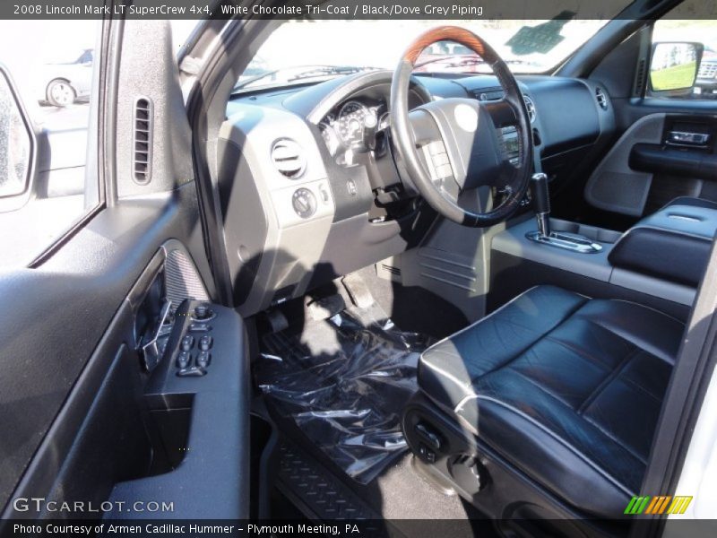White Chocolate Tri-Coat / Black/Dove Grey Piping 2008 Lincoln Mark LT SuperCrew 4x4