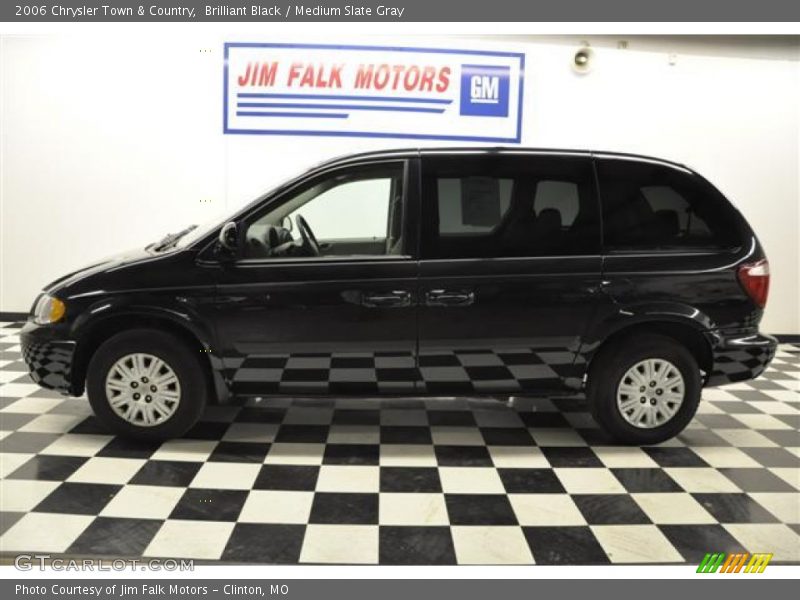 Brilliant Black / Medium Slate Gray 2006 Chrysler Town & Country