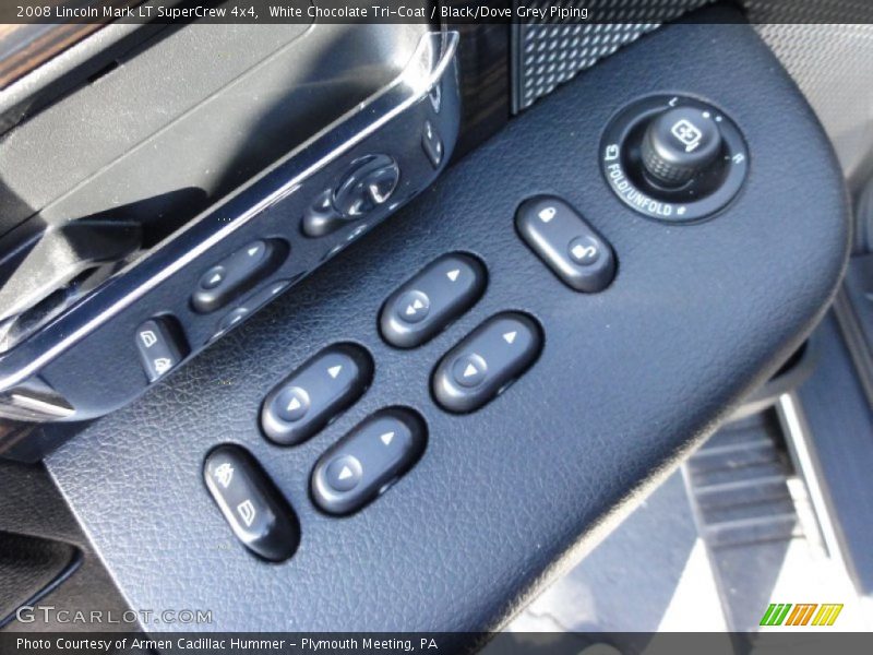 White Chocolate Tri-Coat / Black/Dove Grey Piping 2008 Lincoln Mark LT SuperCrew 4x4