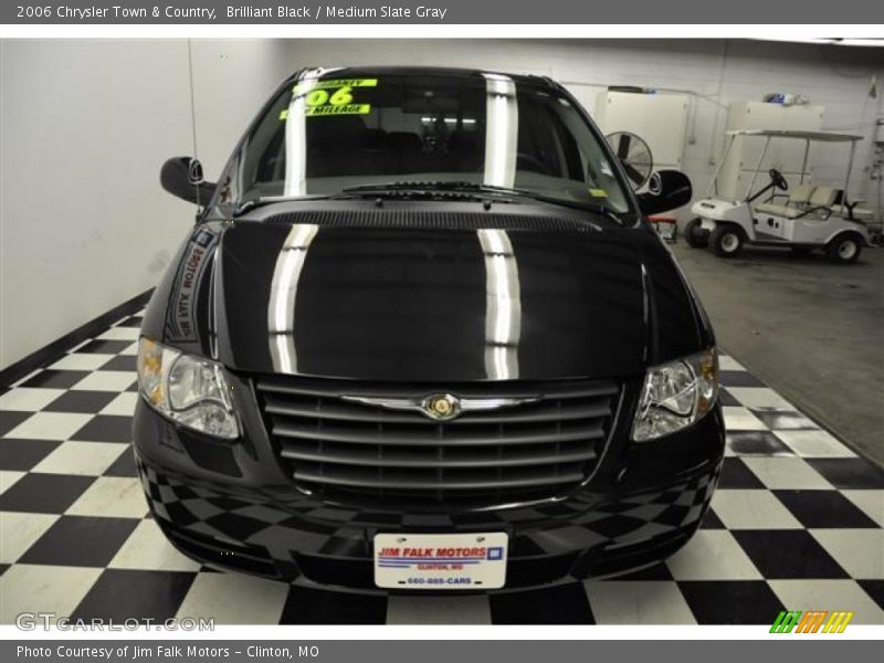 Brilliant Black / Medium Slate Gray 2006 Chrysler Town & Country