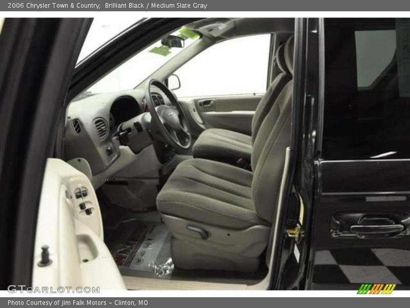 Brilliant Black / Medium Slate Gray 2006 Chrysler Town & Country