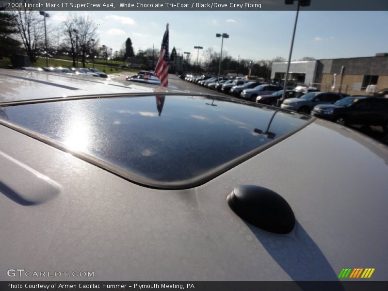White Chocolate Tri-Coat / Black/Dove Grey Piping 2008 Lincoln Mark LT SuperCrew 4x4