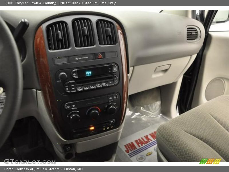 Brilliant Black / Medium Slate Gray 2006 Chrysler Town & Country