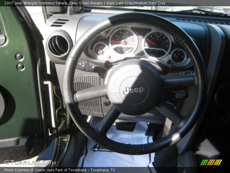 Jeep Green Metallic / Dark Slate Gray/Medium Slate Gray 2007 Jeep Wrangler Unlimited Sahara