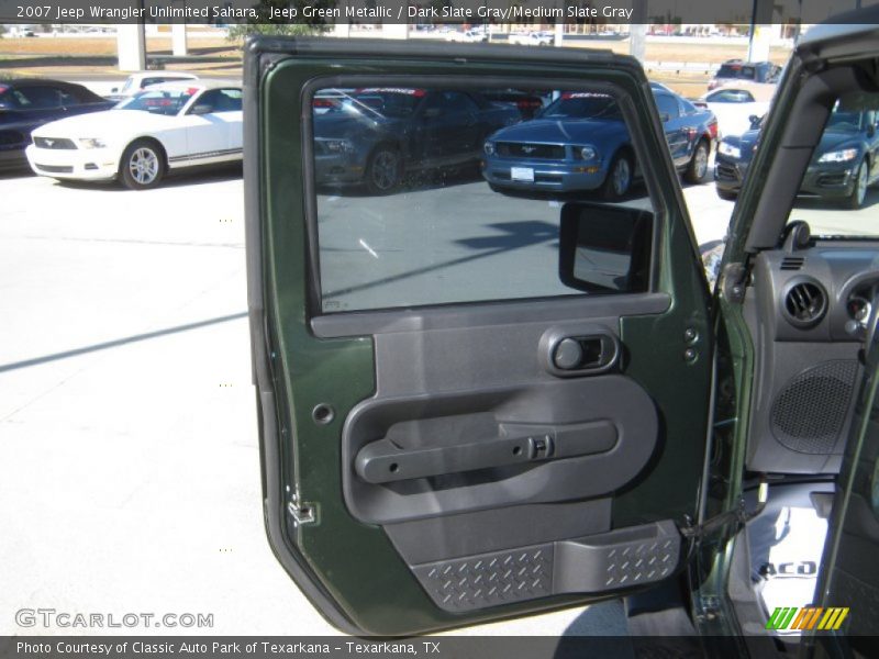 Jeep Green Metallic / Dark Slate Gray/Medium Slate Gray 2007 Jeep Wrangler Unlimited Sahara