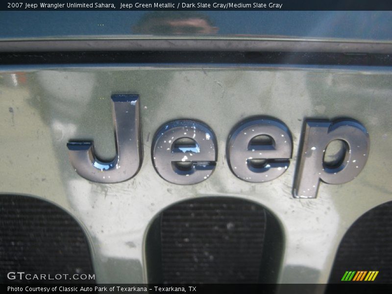 Jeep Green Metallic / Dark Slate Gray/Medium Slate Gray 2007 Jeep Wrangler Unlimited Sahara