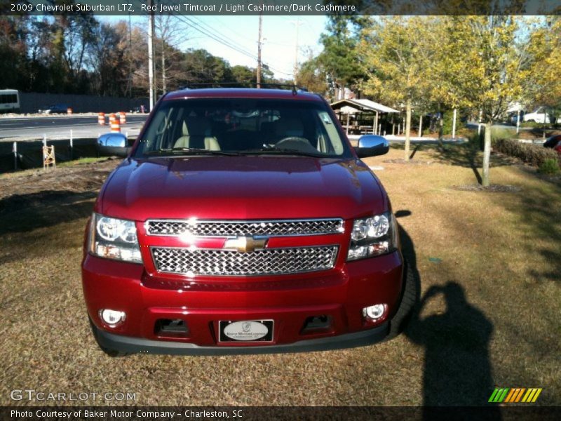 Red Jewel Tintcoat / Light Cashmere/Dark Cashmere 2009 Chevrolet Suburban LTZ