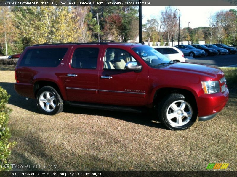 Red Jewel Tintcoat / Light Cashmere/Dark Cashmere 2009 Chevrolet Suburban LTZ
