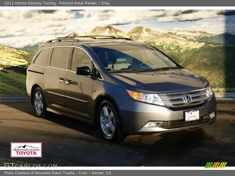 Polished Metal Metallic / Gray 2011 Honda Odyssey Touring