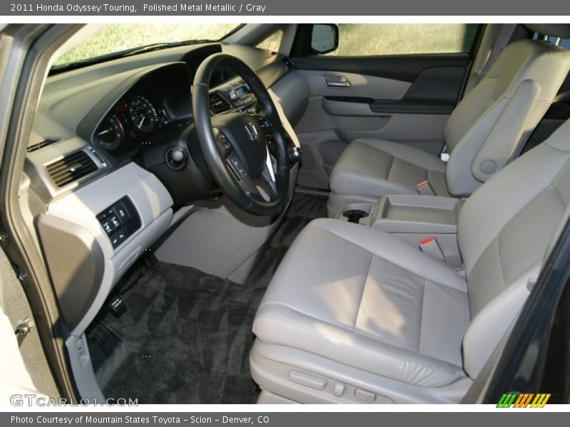 Polished Metal Metallic / Gray 2011 Honda Odyssey Touring