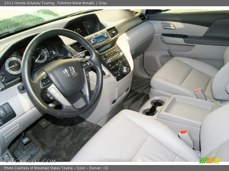 Gray Interior - 2011 Odyssey Touring 