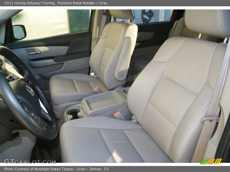 Polished Metal Metallic / Gray 2011 Honda Odyssey Touring