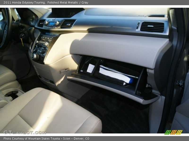 Polished Metal Metallic / Gray 2011 Honda Odyssey Touring