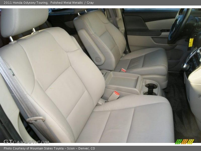 Polished Metal Metallic / Gray 2011 Honda Odyssey Touring