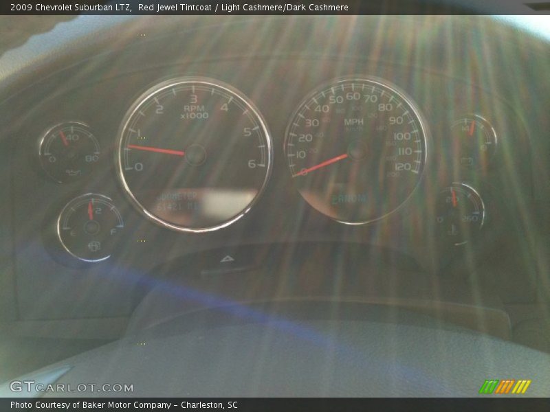 Red Jewel Tintcoat / Light Cashmere/Dark Cashmere 2009 Chevrolet Suburban LTZ