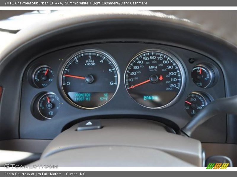Summit White / Light Cashmere/Dark Cashmere 2011 Chevrolet Suburban LT 4x4