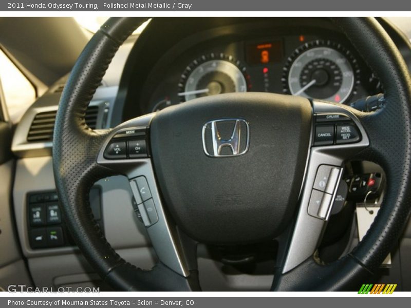 Polished Metal Metallic / Gray 2011 Honda Odyssey Touring