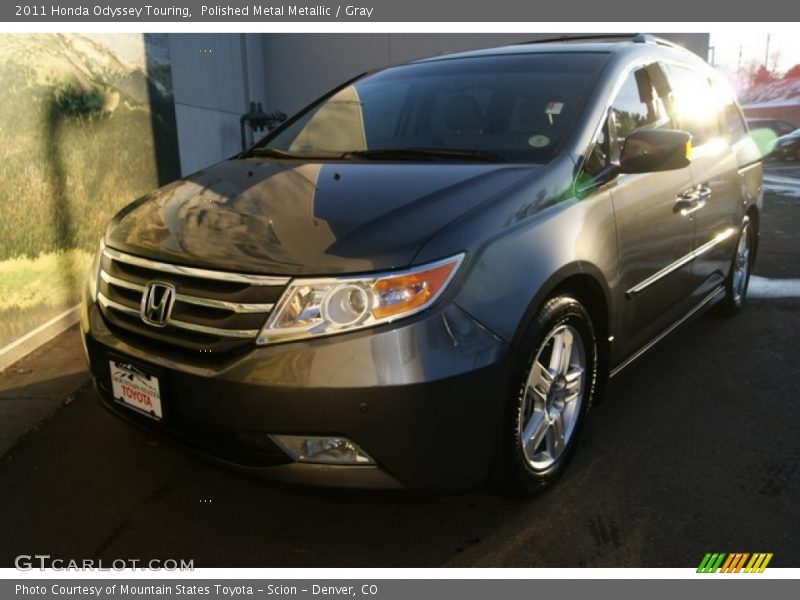 Polished Metal Metallic / Gray 2011 Honda Odyssey Touring