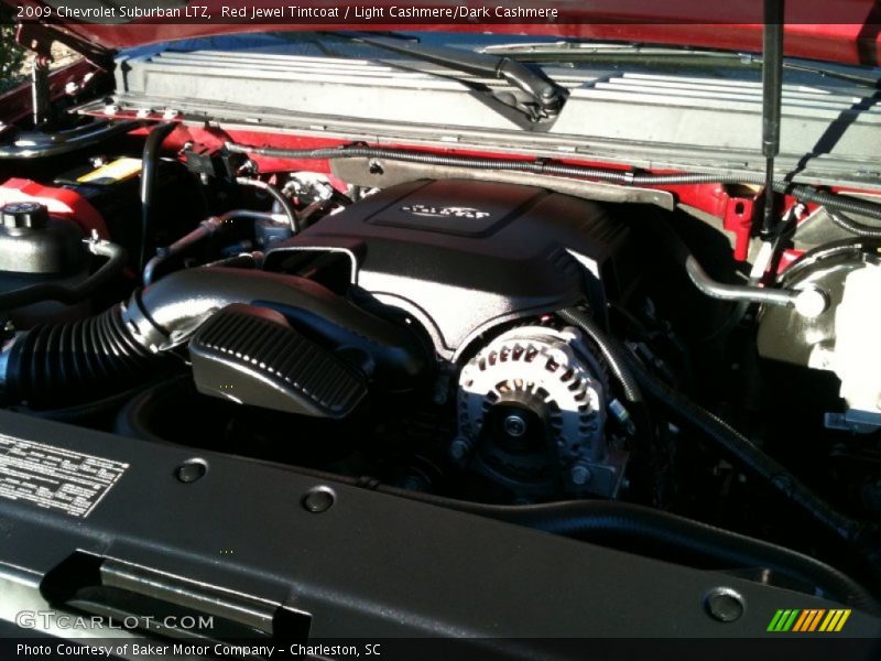 Red Jewel Tintcoat / Light Cashmere/Dark Cashmere 2009 Chevrolet Suburban LTZ