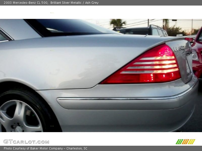 Brilliant Silver Metallic / Ash Grey 2003 Mercedes-Benz CL 500