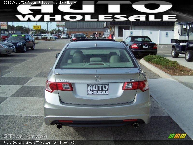 Palladium Metallic / Ebony 2010 Acura TSX Sedan