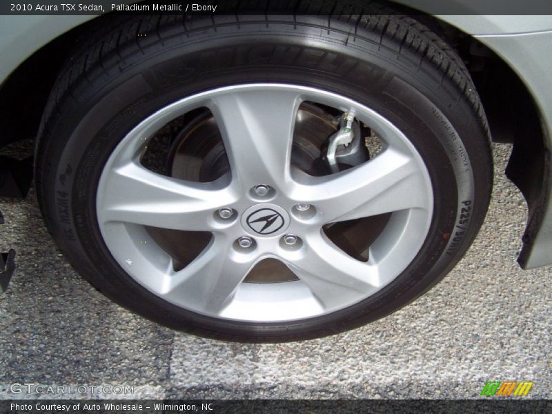 Palladium Metallic / Ebony 2010 Acura TSX Sedan