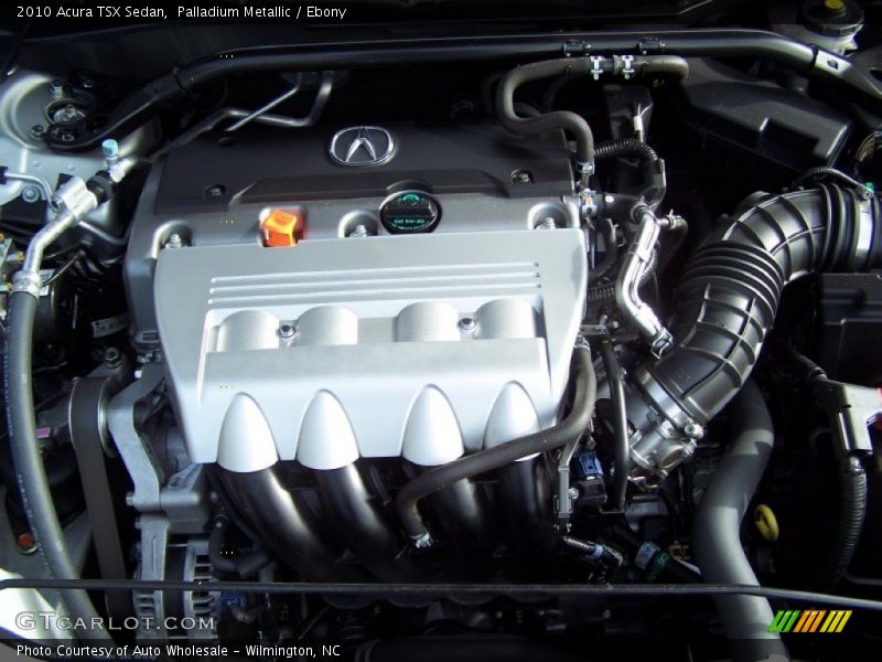 Palladium Metallic / Ebony 2010 Acura TSX Sedan