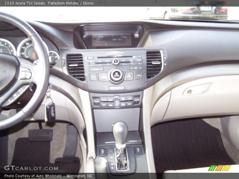 Palladium Metallic / Ebony 2010 Acura TSX Sedan
