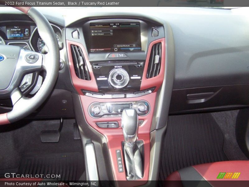 Controls of 2012 Focus Titanium Sedan