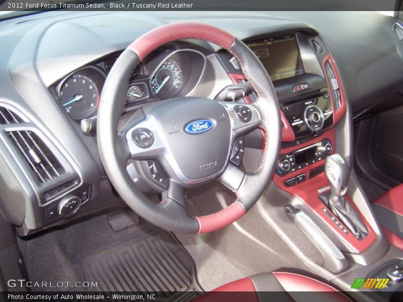 Dashboard of 2012 Focus Titanium Sedan