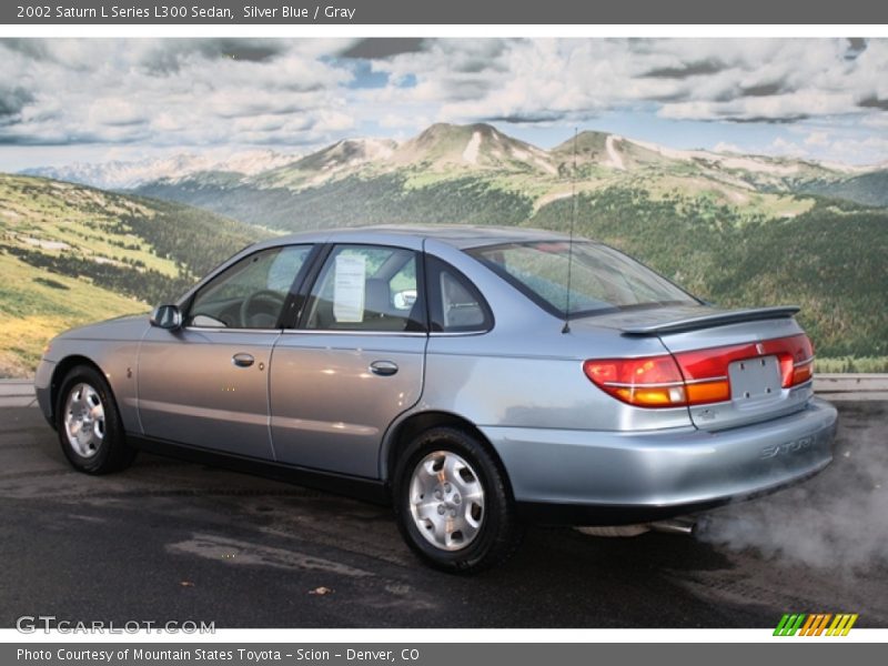 Silver Blue / Gray 2002 Saturn L Series L300 Sedan