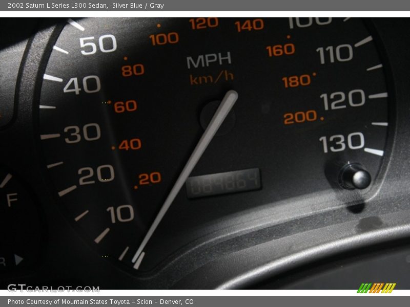 Silver Blue / Gray 2002 Saturn L Series L300 Sedan