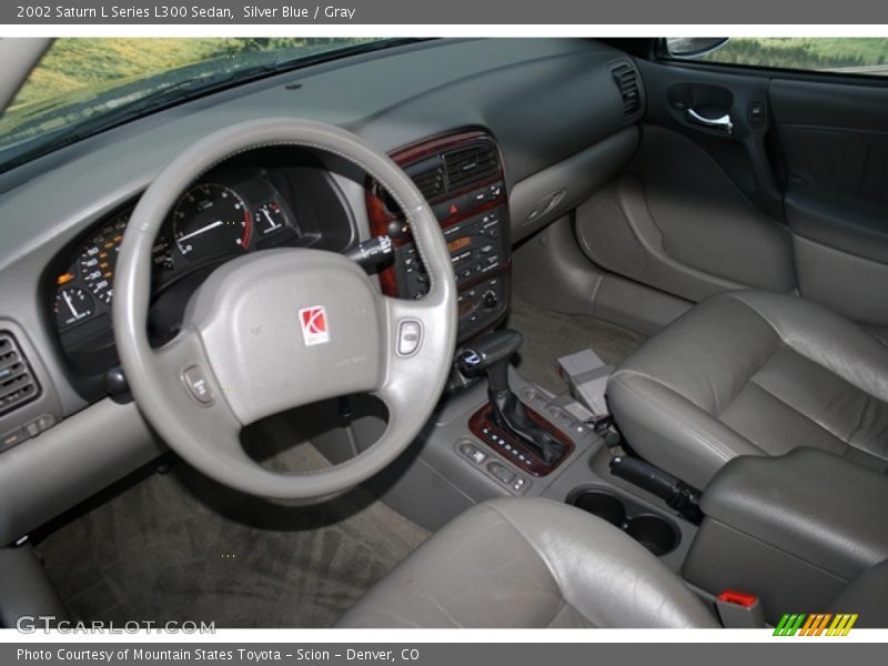 Silver Blue / Gray 2002 Saturn L Series L300 Sedan