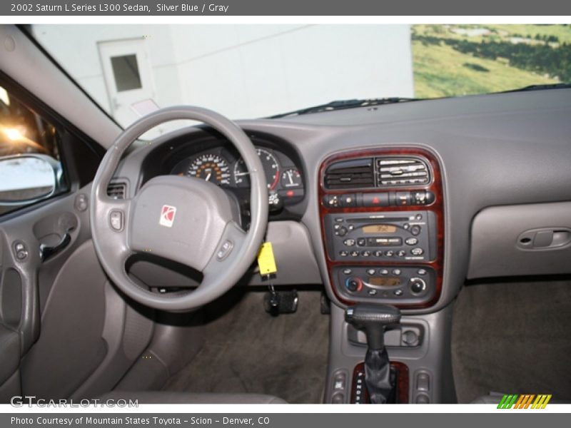 Silver Blue / Gray 2002 Saturn L Series L300 Sedan
