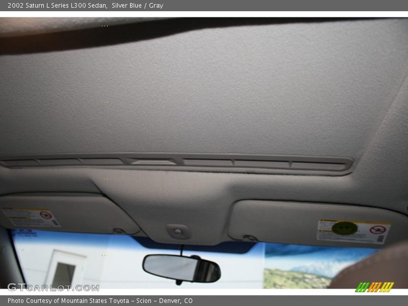 Silver Blue / Gray 2002 Saturn L Series L300 Sedan