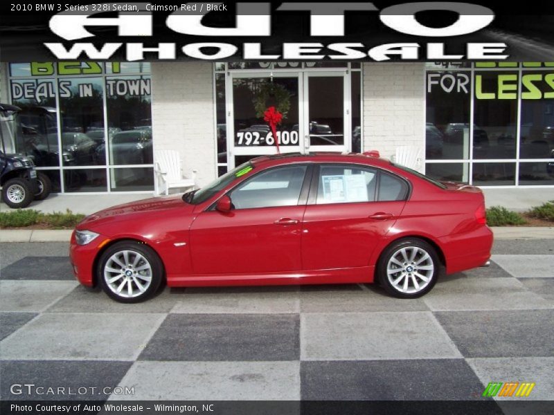 Crimson Red / Black 2010 BMW 3 Series 328i Sedan