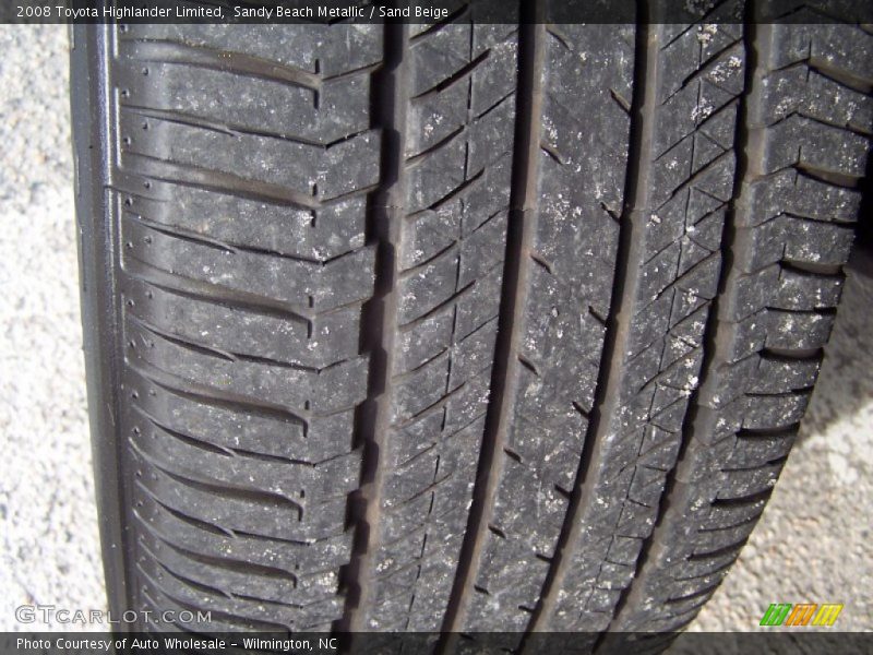 Sandy Beach Metallic / Sand Beige 2008 Toyota Highlander Limited