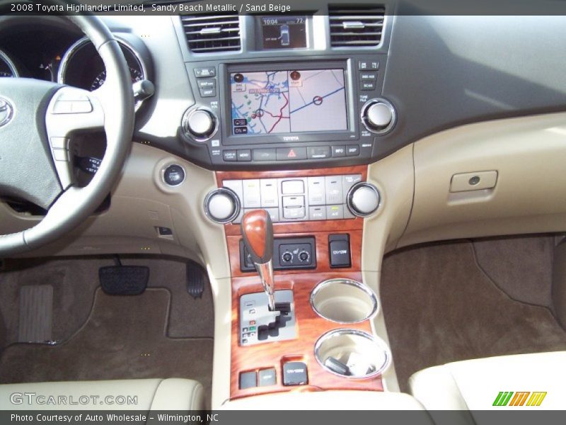 Sandy Beach Metallic / Sand Beige 2008 Toyota Highlander Limited