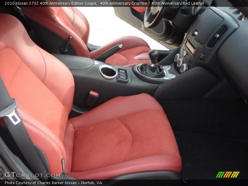 40th Anniversary Graphite / 40th Anniversary Red Leather 2010 Nissan 370Z 40th Anniversary Edition Coupe