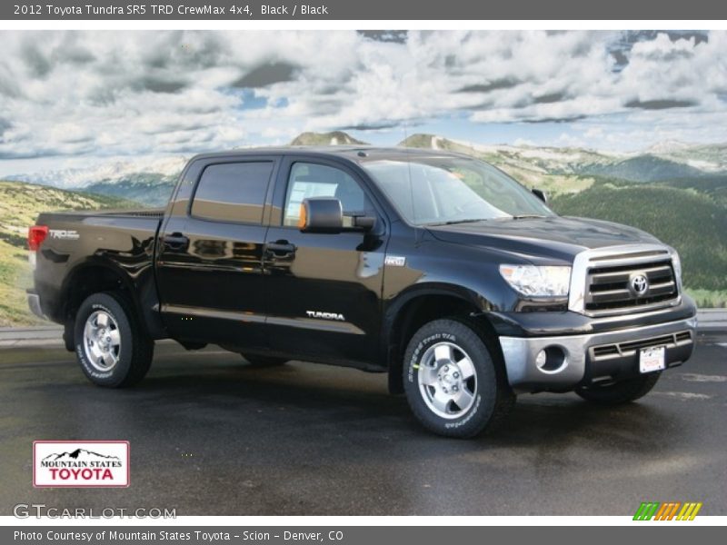 Black / Black 2012 Toyota Tundra SR5 TRD CrewMax 4x4