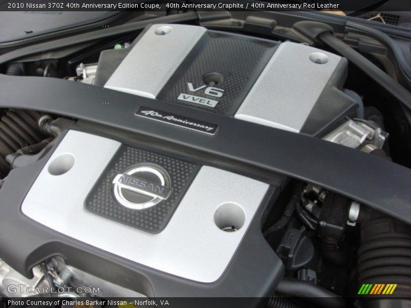 40th Anniversary Graphite / 40th Anniversary Red Leather 2010 Nissan 370Z 40th Anniversary Edition Coupe