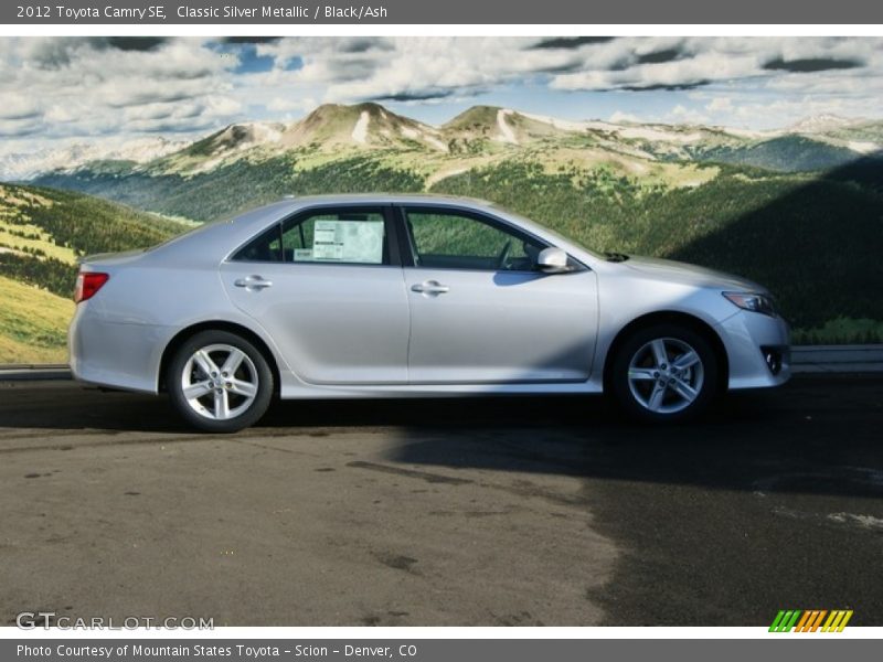 Classic Silver Metallic / Black/Ash 2012 Toyota Camry SE