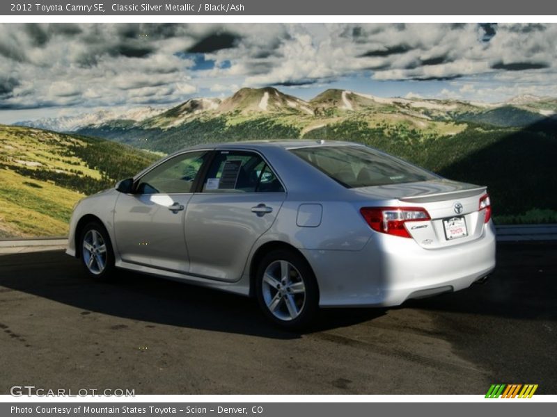 Classic Silver Metallic / Black/Ash 2012 Toyota Camry SE