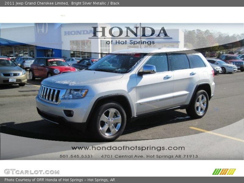 Bright Silver Metallic / Black 2011 Jeep Grand Cherokee Limited