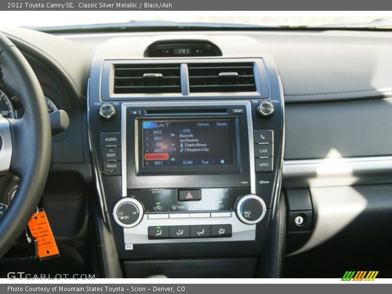 Classic Silver Metallic / Black/Ash 2012 Toyota Camry SE